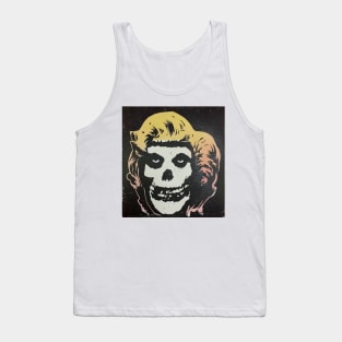 misfits marilyn monroe pop art warhol style spray paint graffiti printmaking Tank Top